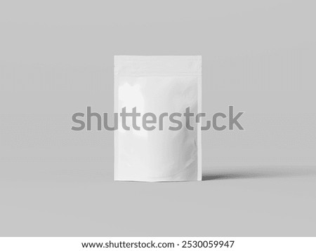Front view stand up pouch mockup