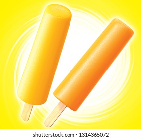 Download Popsicle Yellow Images Stock Photos Vectors Shutterstock PSD Mockup Templates