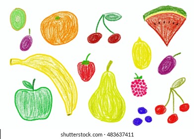 Kids Drawing Foods Hd Stock Images Shutterstock