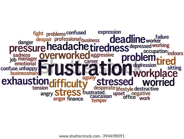 frustration-word-cloud-concept-on-white-stock-illustration-394698091