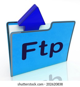 Ftp File Meaning Cloud Storage And Transmitting