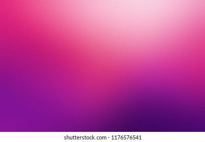 Fuchsia Tints Blurred Ombre Pattern. Pink, Lilac, Purple Empty Background. Romantic Defocused Texture. Vibrant Abstract Illustration. 