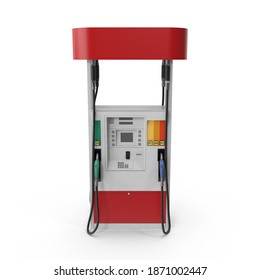 Fuel Dispenser 3D Illustration Oil And Gas 