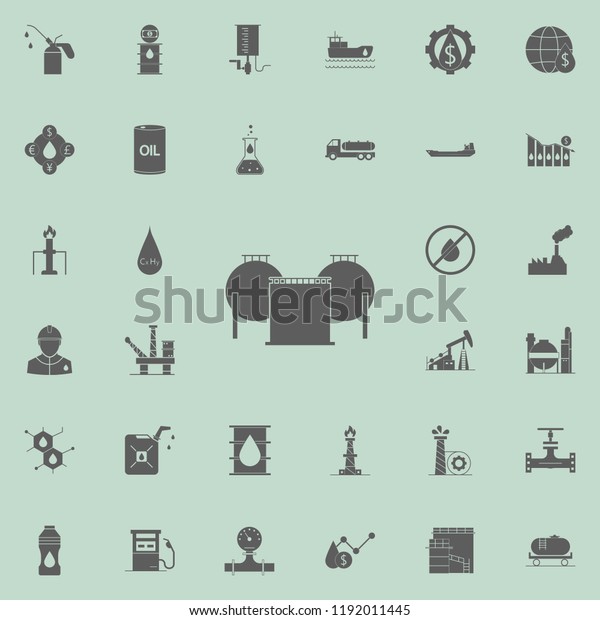 fuel storage icon. Oil icons universal set for web
and mobile