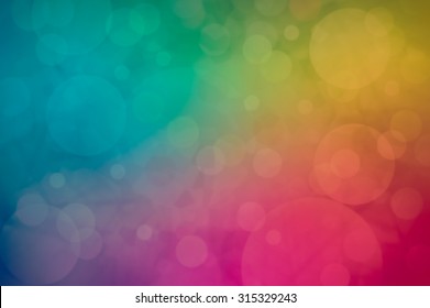 Full Color Bokeh Background