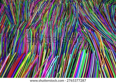 Full frame shot of multi colored fiber optics