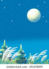 月夜 日本 のイラスト素材 画像 ベクター画像 Shutterstock