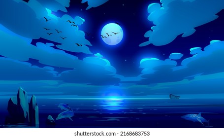 15,340 Moonlight ocean Images, Stock Photos & Vectors | Shutterstock