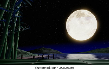 竹 夜 の画像 写真素材 ベクター画像 Shutterstock