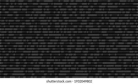 Fullscreen Binary Number Generator Background