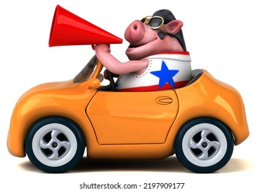 842 Pig In A Car Cartoon Images, Stock Photos & Vectors | Shutterstock