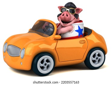 842 Pig In A Car Cartoon Images, Stock Photos & Vectors | Shutterstock