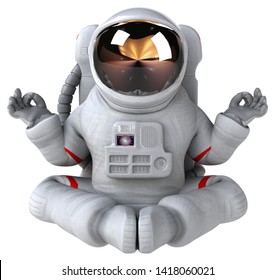 Fun Astronaut - 3D Illustration