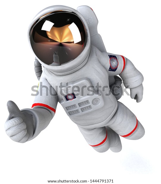 楽しい宇宙飛行士 3dイラスト のイラスト素材