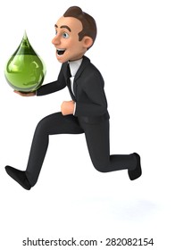 Fun businessman