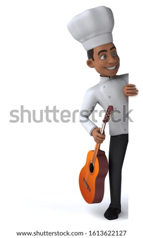 Fun chef - 3D Illustration