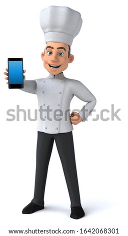 Fun chef - 3D Illustration