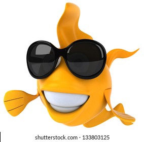fish wearing sunglasses
