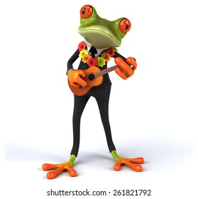 Frog Saxophone Stock Illustration 172909052