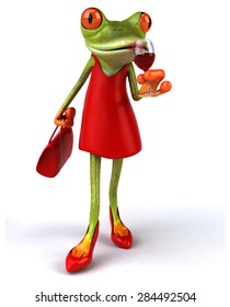 845 Frog wine Images, Stock Photos & Vectors | Shutterstock