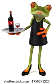 Frogs Drinking Wine Images, Stock Photos & Vectors | Shutterstock