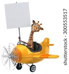 Fun giraffe