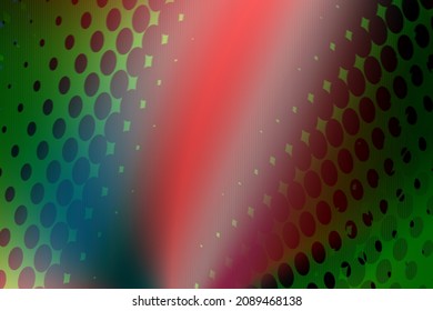 Fun Playful Vibrant Rainbow Halftone Showbiz Art Backdrop Gradation Background