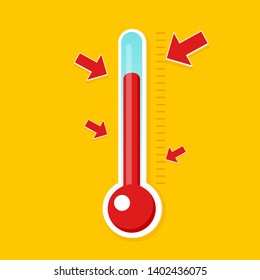 Fundraising Thermometer Icon. Clipart Illustration