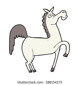 Funny Cartoon Horse Stock Illustration 192523775