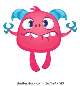 Cartoon Cute Monster Stock Vector (Royalty Free) 414977740 | Shutterstock