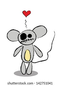 funny cartoon mouse
