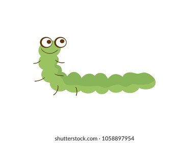 Caterpillar Smile Funny Beautiful Stock Vector (Royalty Free) 1846902034