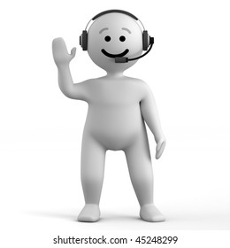 Funny Character Stay Headphone Stock Illustration 45248299 | Shutterstock