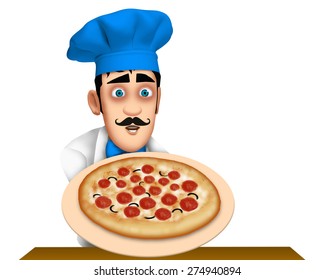 Pizzaiolo Dessin Illustrations Images Et Images Vectorielles De Stock Shutterstock