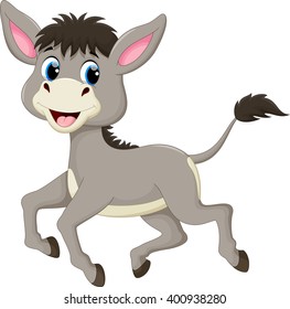 Funny donkey cartoon 