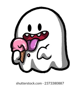 Funny Halloween illustration 