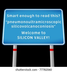 Funny Silicon Valley Welcome Sign