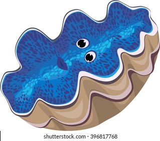 giant clam cartoon