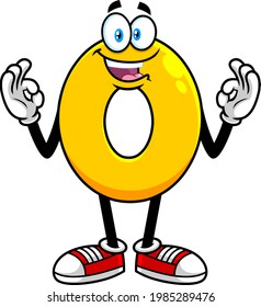 Funny Yellow Number Zero 0 Cartoon Stock Illustration 1985289476 |  Shutterstock