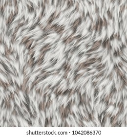 Fur Seamless Texture, Fabric, 3d Illustration