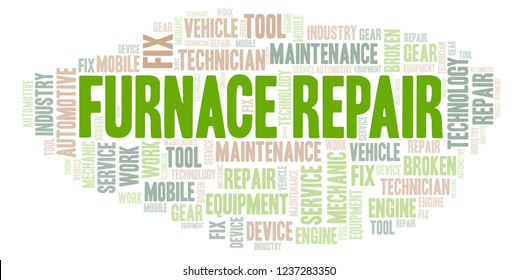 Furnace Repair Word Cloud.