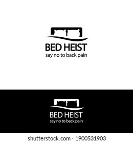 furniture and bed logo design 
