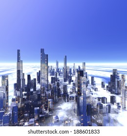 近未来都市 Cg のイラスト素材 画像 ベクター画像 Shutterstock