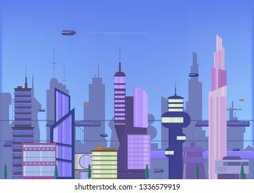 近未来都市 イメージ のイラスト素材 画像 ベクター画像 Shutterstock