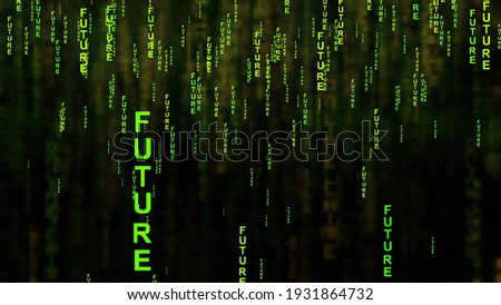 Future on the internet concept