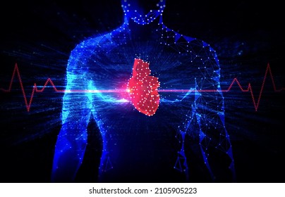 Future Technologies in Cardiology and Healthcare - Emerging Technologies to Treat Heart Diseases - Electrophysiology - Innovation in the Medical Fields - Conceptual Illustration