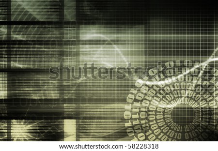 Futuristic Abstract as a Technology Background Art