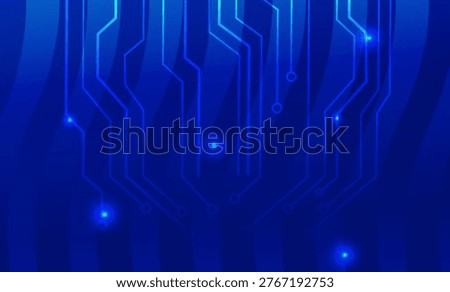 Futuristic abstract technology background with glowing digital waves