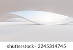 Futuristic architecture background 3d render