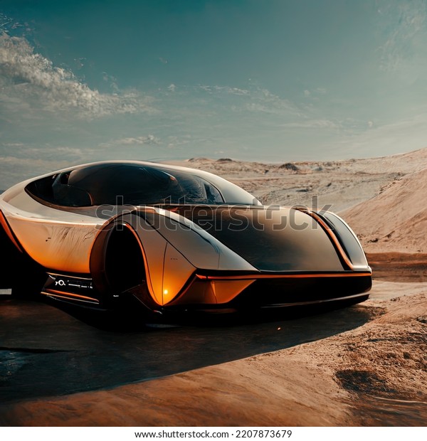 Futuristic\
Car Model Digital Art, Concept Art, 3D\
Render
